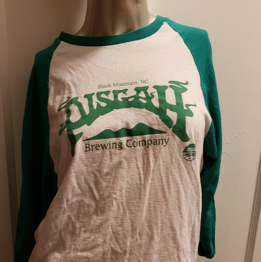 Pisgah brewing baseball shirt